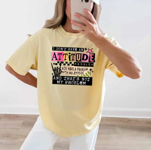I Don't Have an Attitude Problem Graphic Tee