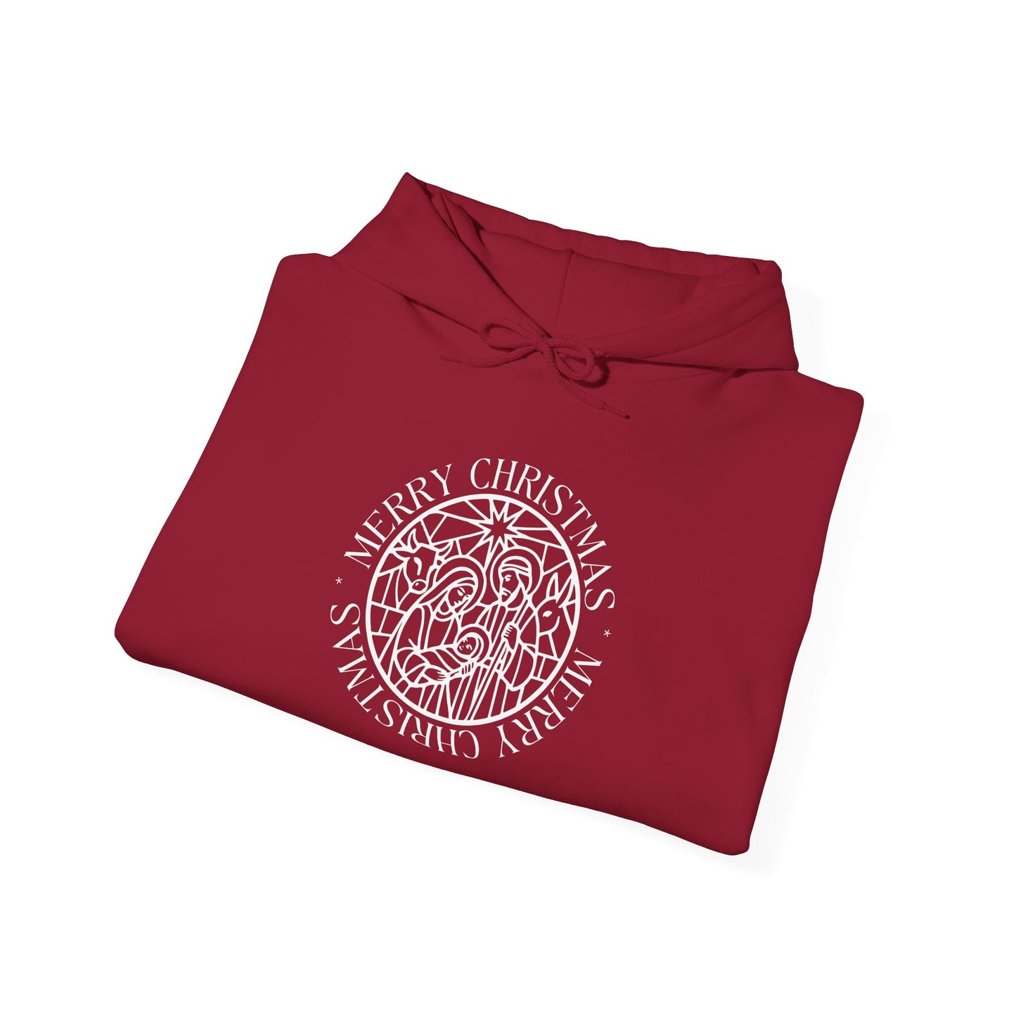 Nativity Unisex Hoodie - Merry Christmas Design
