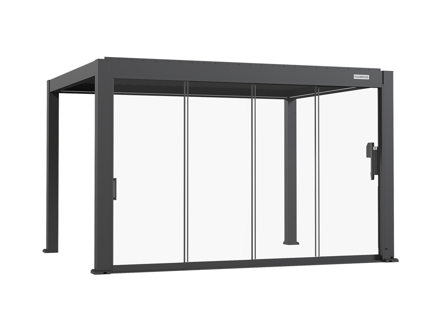 Glass Doors for Gen 1 Pergola (Square handle)