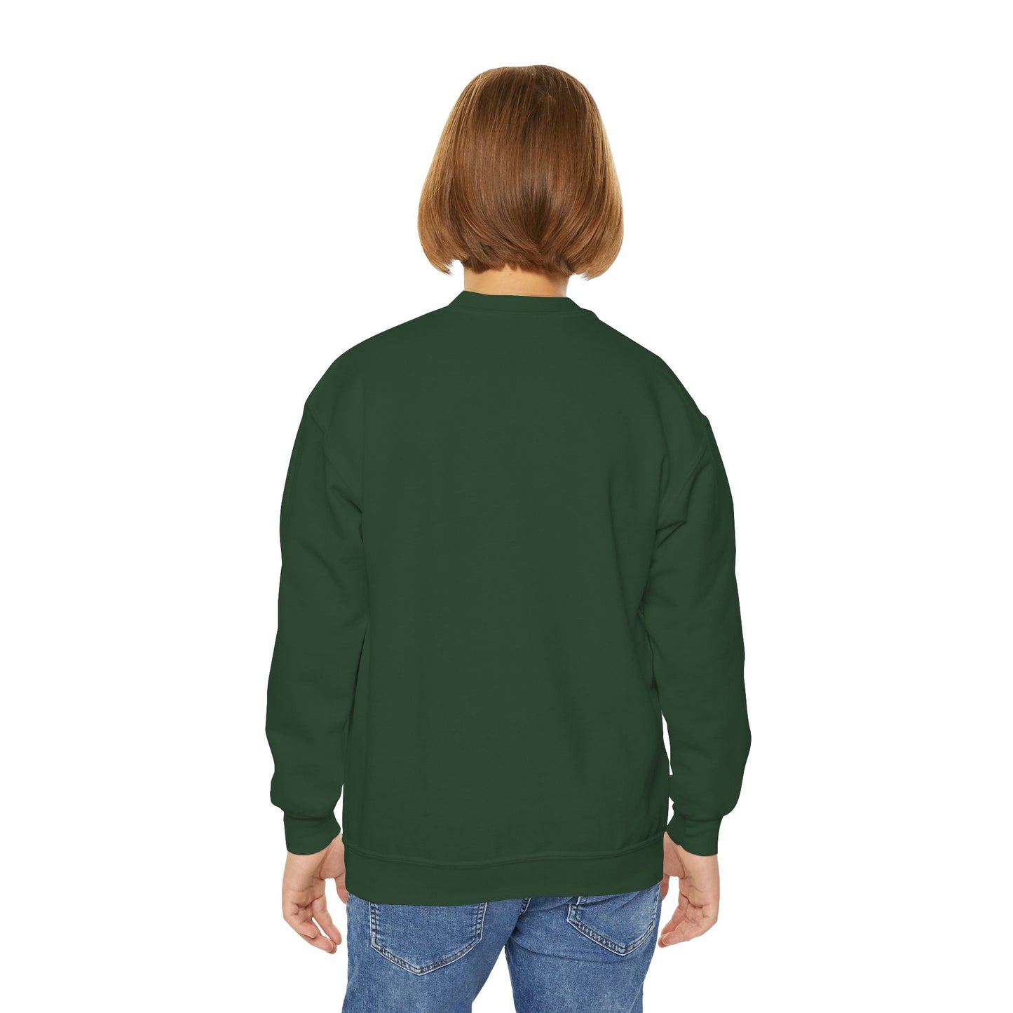 Positive Attitude Empowering Youth Crewneck Sweatshirt, Inspirational Apparel, Affirmation Gift, Motivational Sweatshirt, Positive Vibes Clothing