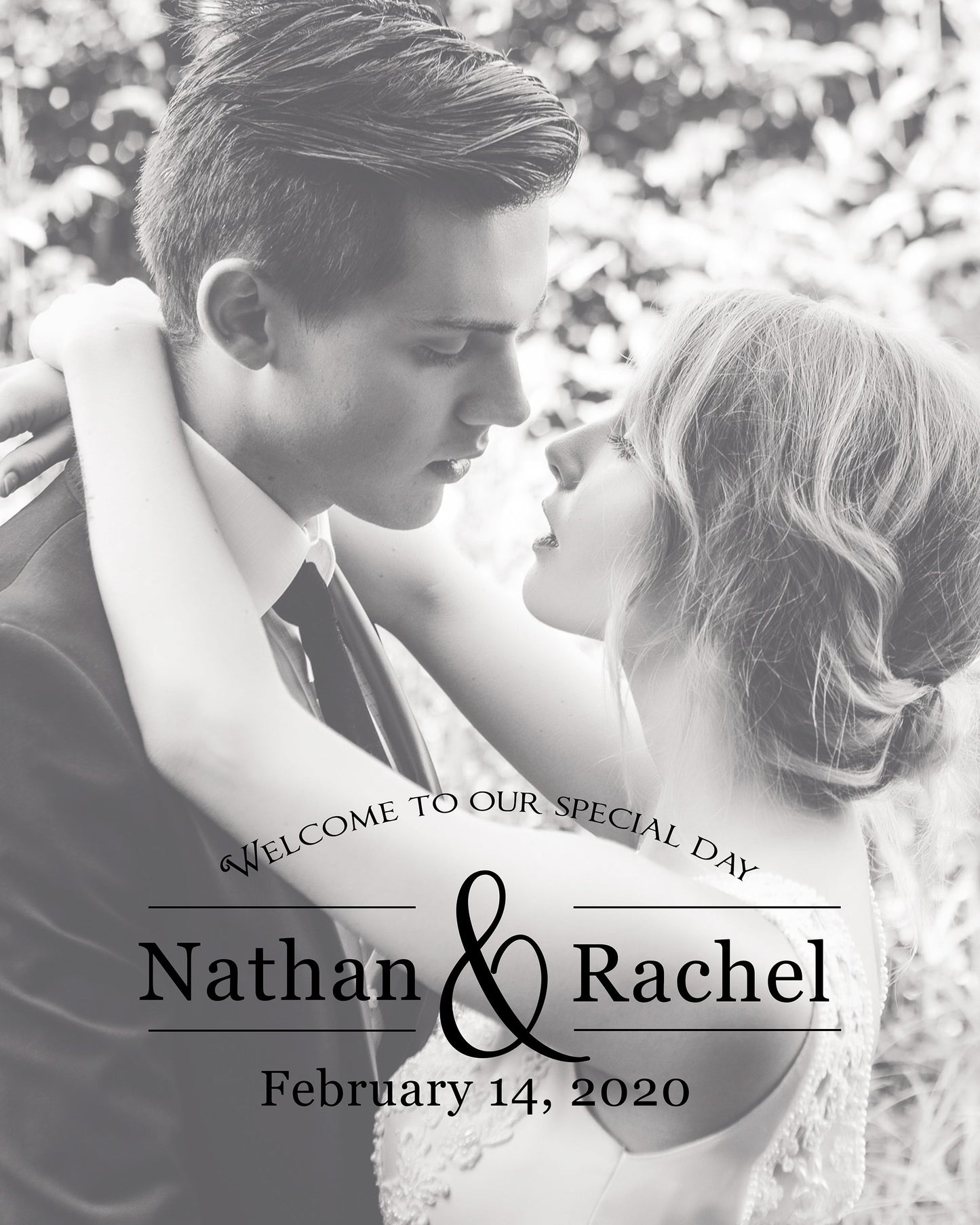 Custom Welcome to Our Wedding Sign