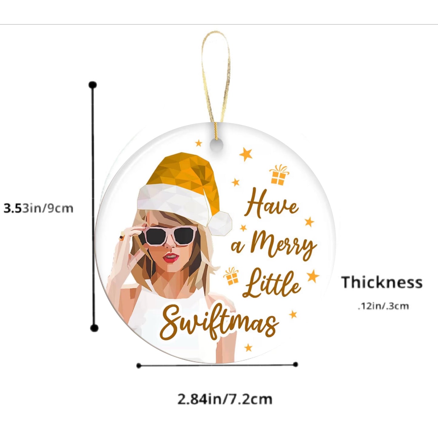 Merry Little Swiftmas Tree Ornament