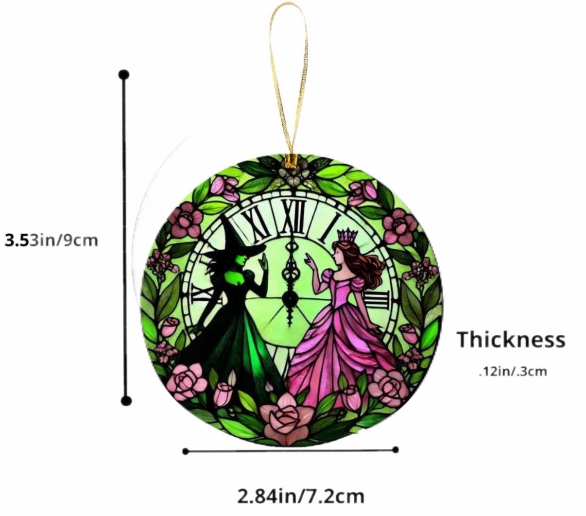 Good and Wicked Ceramic Tree Ornament
