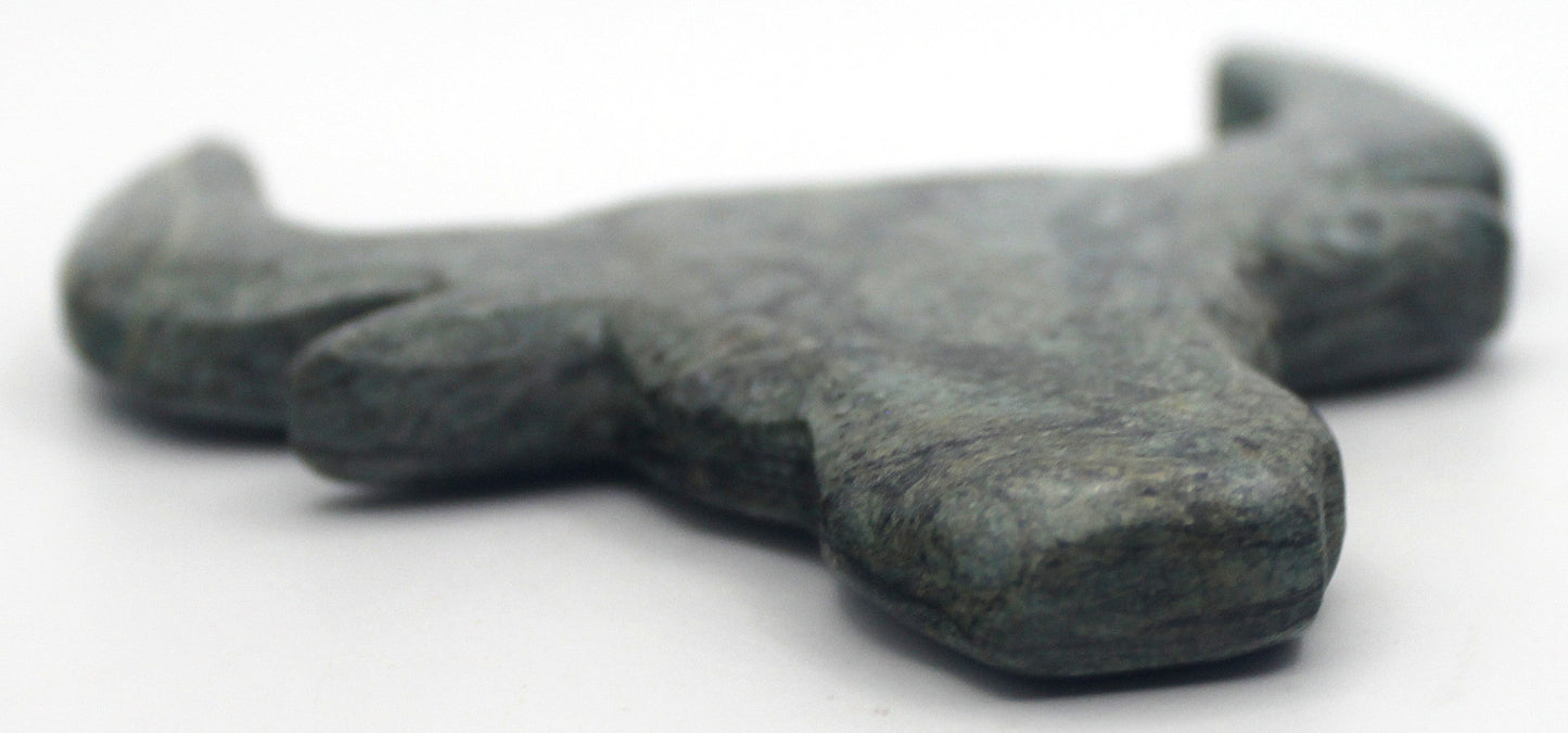 Serpentine Bull Carving – Strength, Stability & Grounded Protection