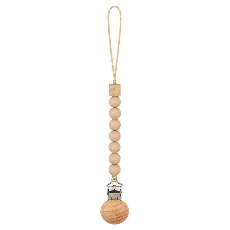 Teething Beads Pacifier Clip