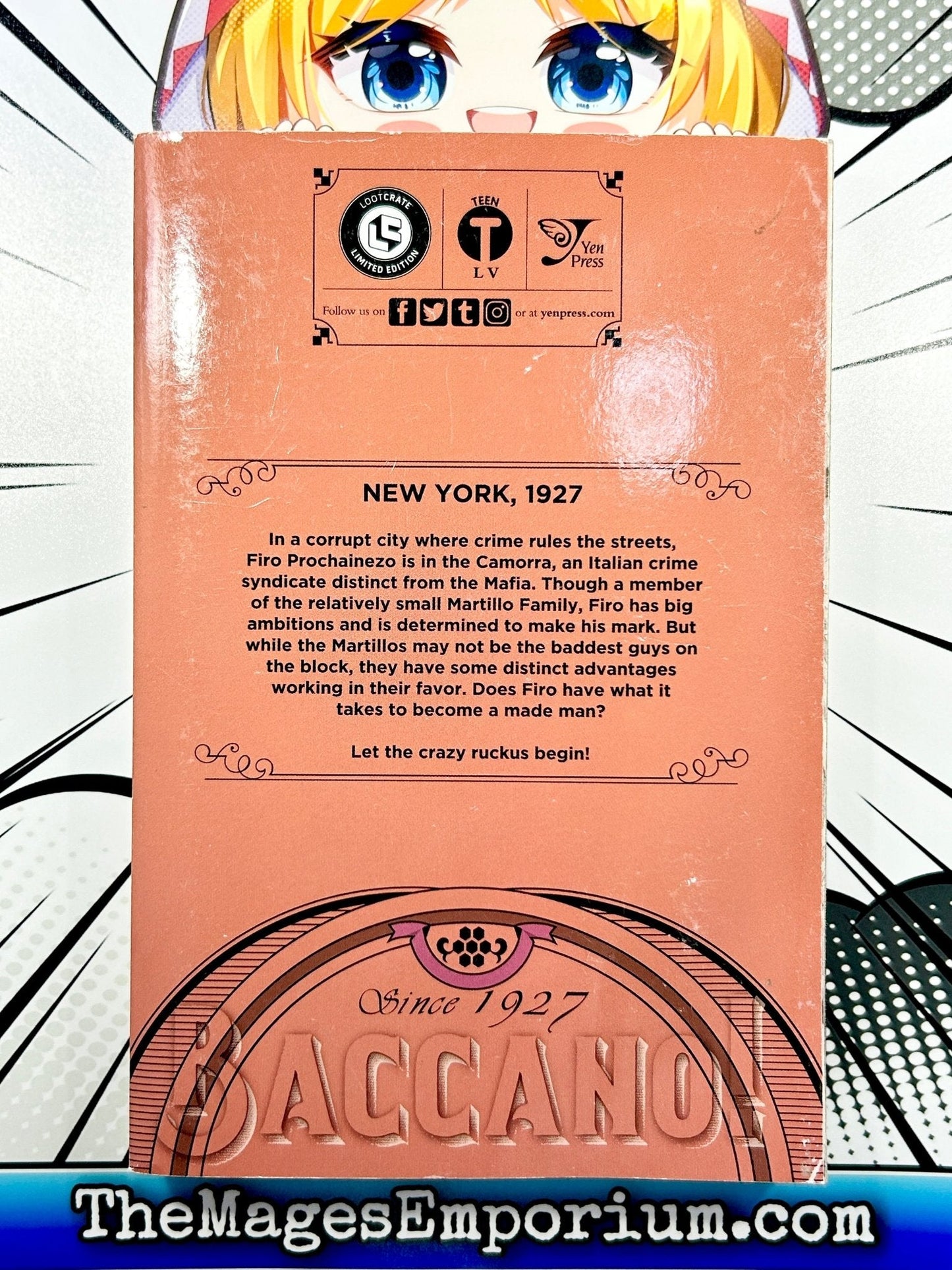 Baccano! Vol 1 Lootcrate Exclusive