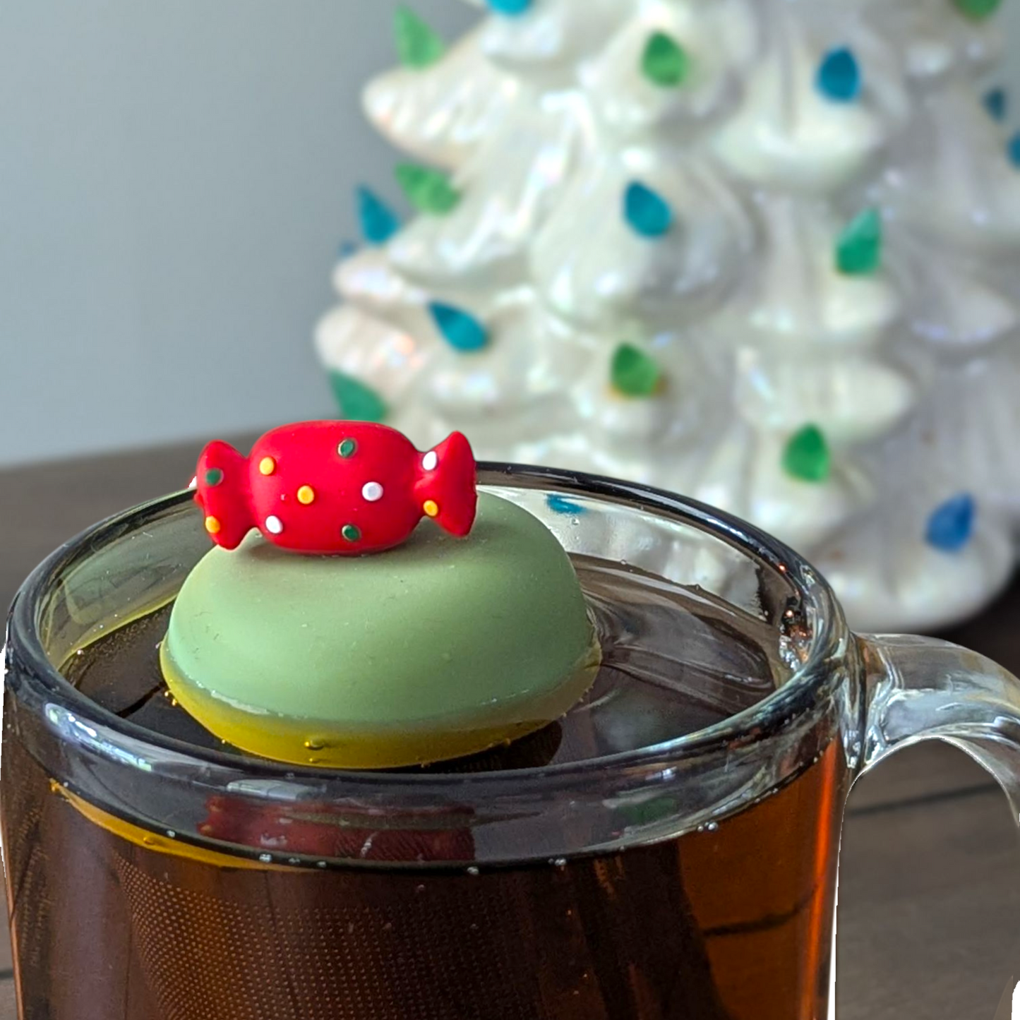 Floating Christmas Candy Tea Infuser - Cute Tea Infuser for Loose Leaf Tea