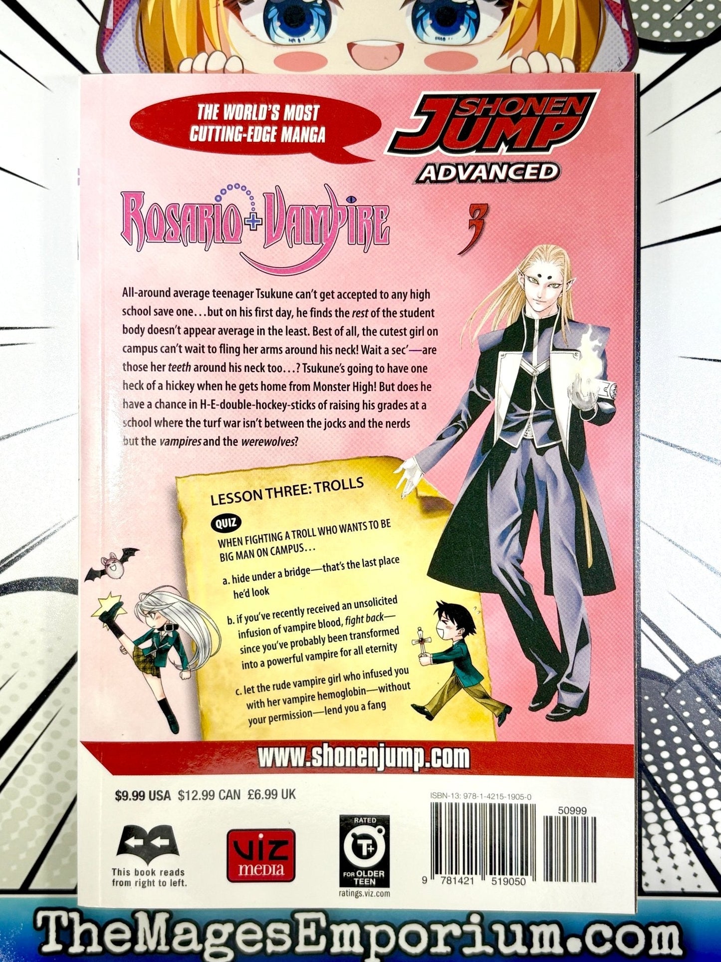 Rosario + Vampire Vol 3