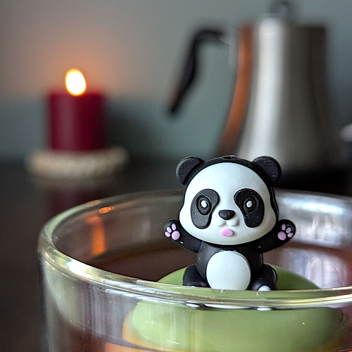 Floating Happy Panda Tea Infuser - Cute Animal Tea Infuser for Loose Leaf Tea