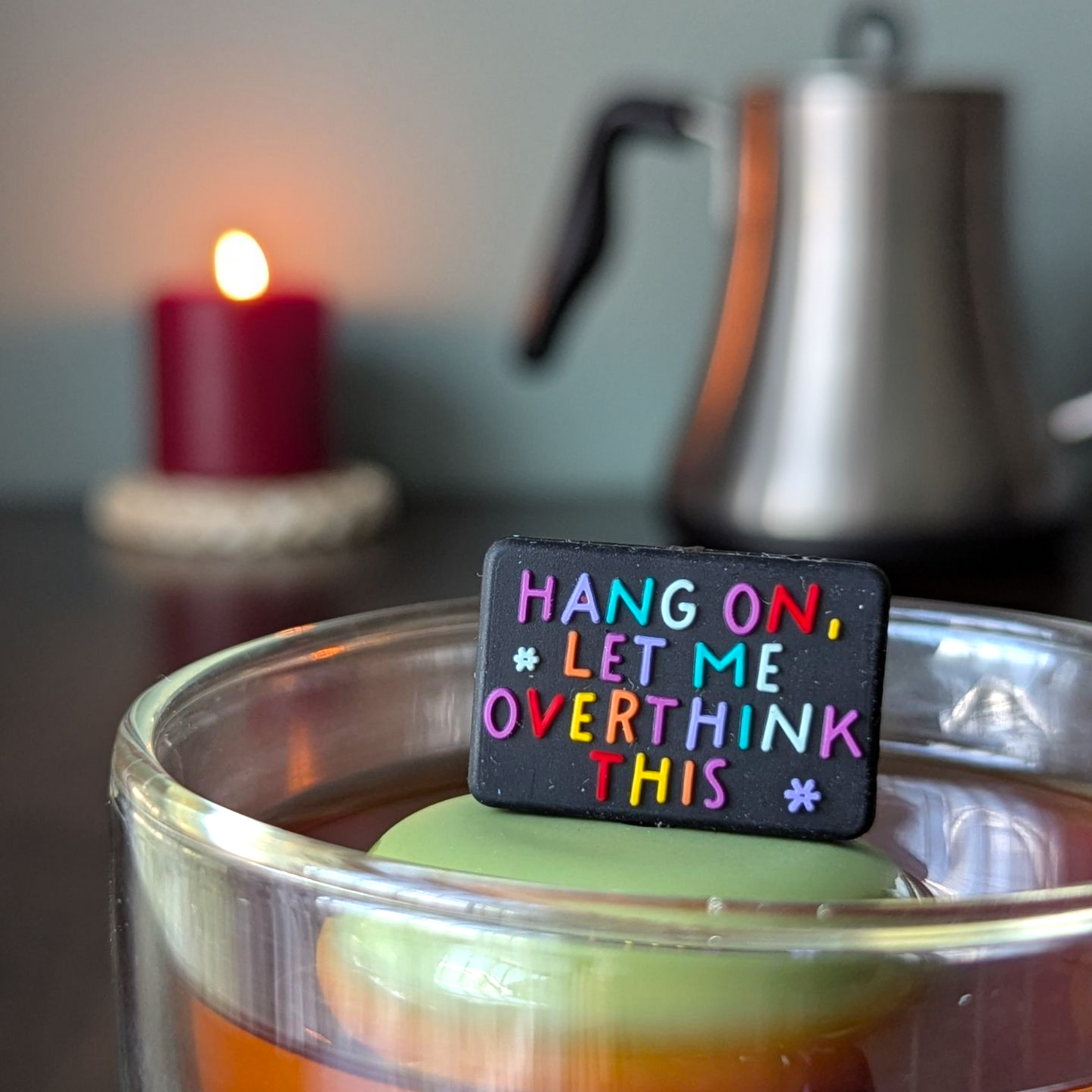 Floating Let Me Overthink Tea Infuser - Cute Tea Infuser for Loose Leaf Tea