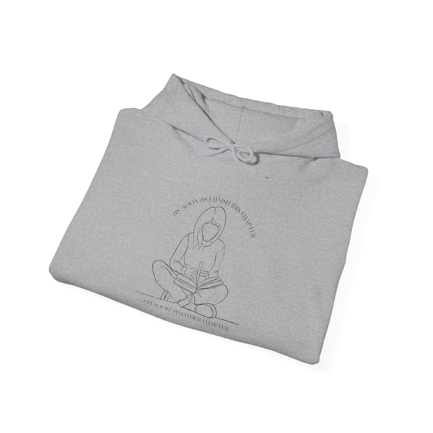 As Soon As I Finish This Chapter... Unisex Hooded Sweatshirt with Library Design, Cozy Literature Hoodie for Book Lovers, Perfect Gift for Readers, Literary [...]