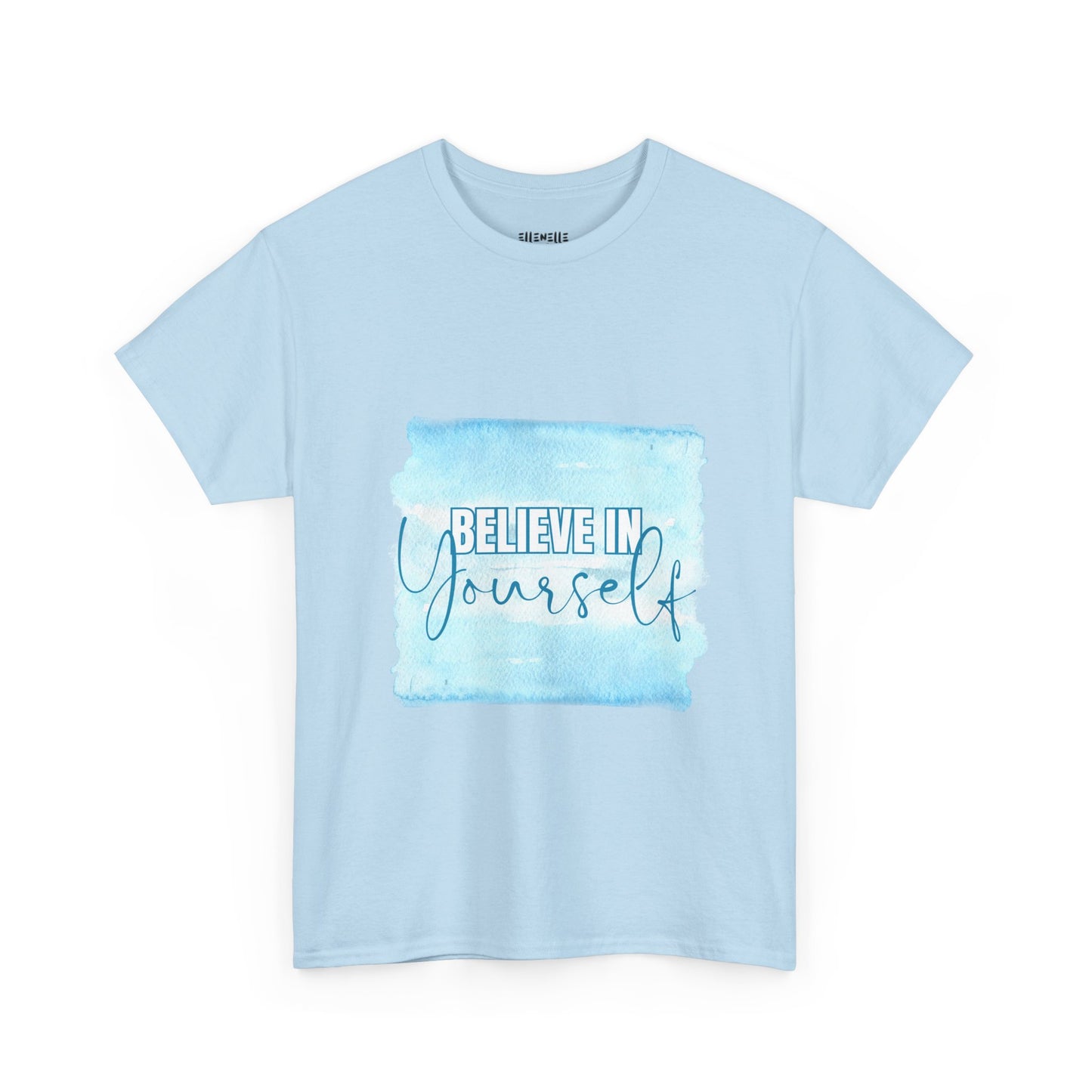 Believe in Yourself Empowering Unisex Heavy Cotton Tee, Self-Love T-Shirt, Affirmation Apparel, Gift for Friends, Motivational Clothing
