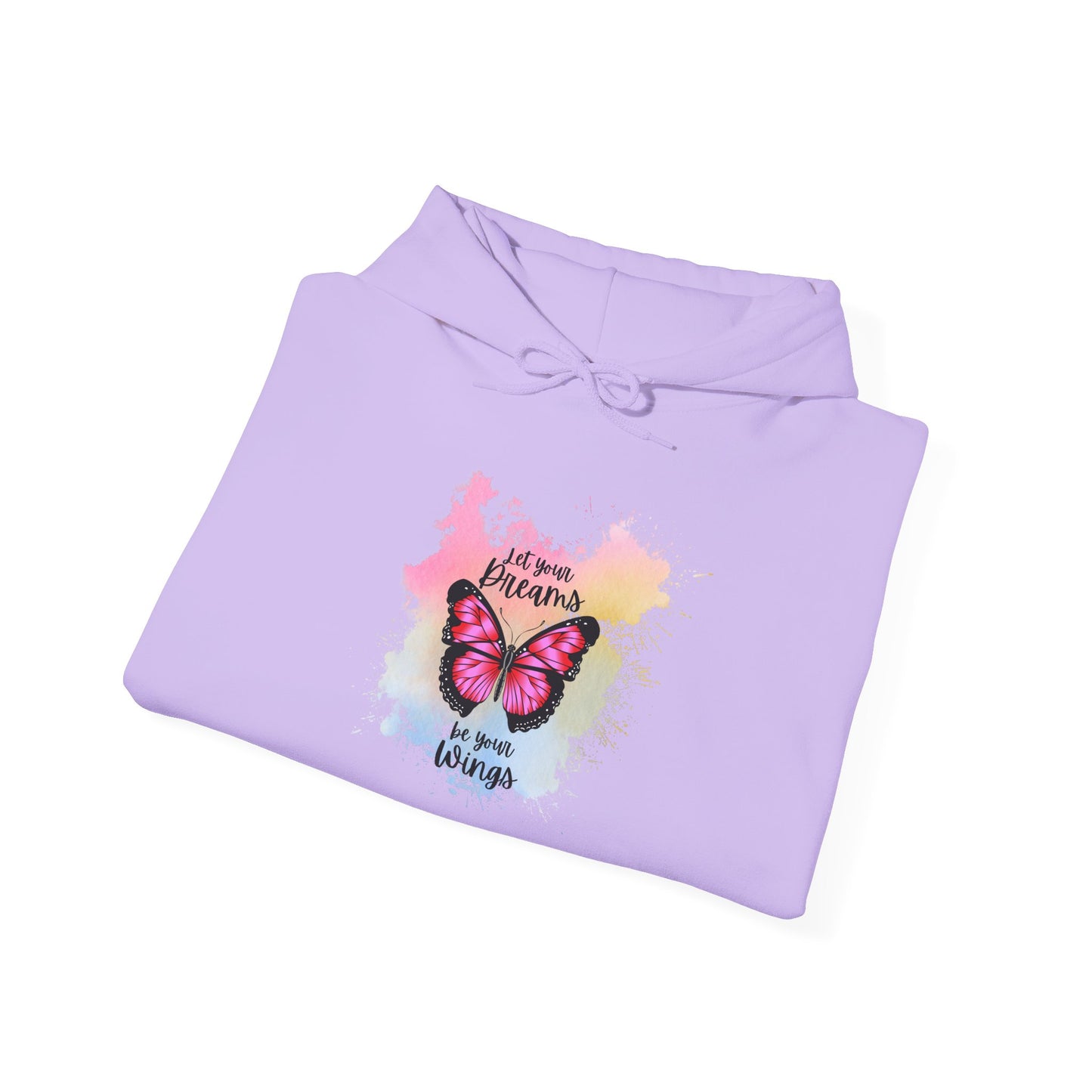 Let Your Dreams Be Your Wings Unisex Hooded Sweatshirt, Cozy Hoodie, Perfect Gift