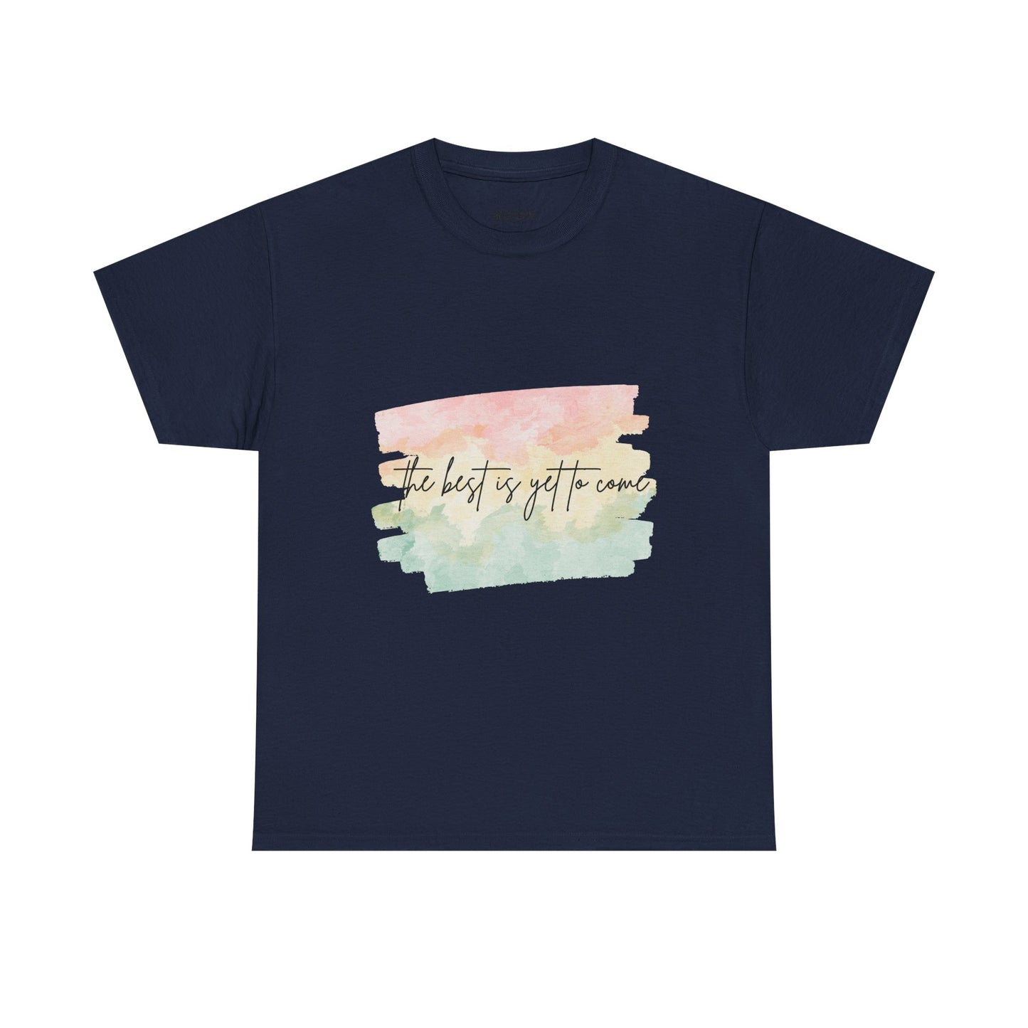The Best Is Yet To Come Empowering Unisex Heavy Cotton Tee, Self-Love T-Shirt, Affirmation Apparel, Gift for Friends, Motivational Clothing