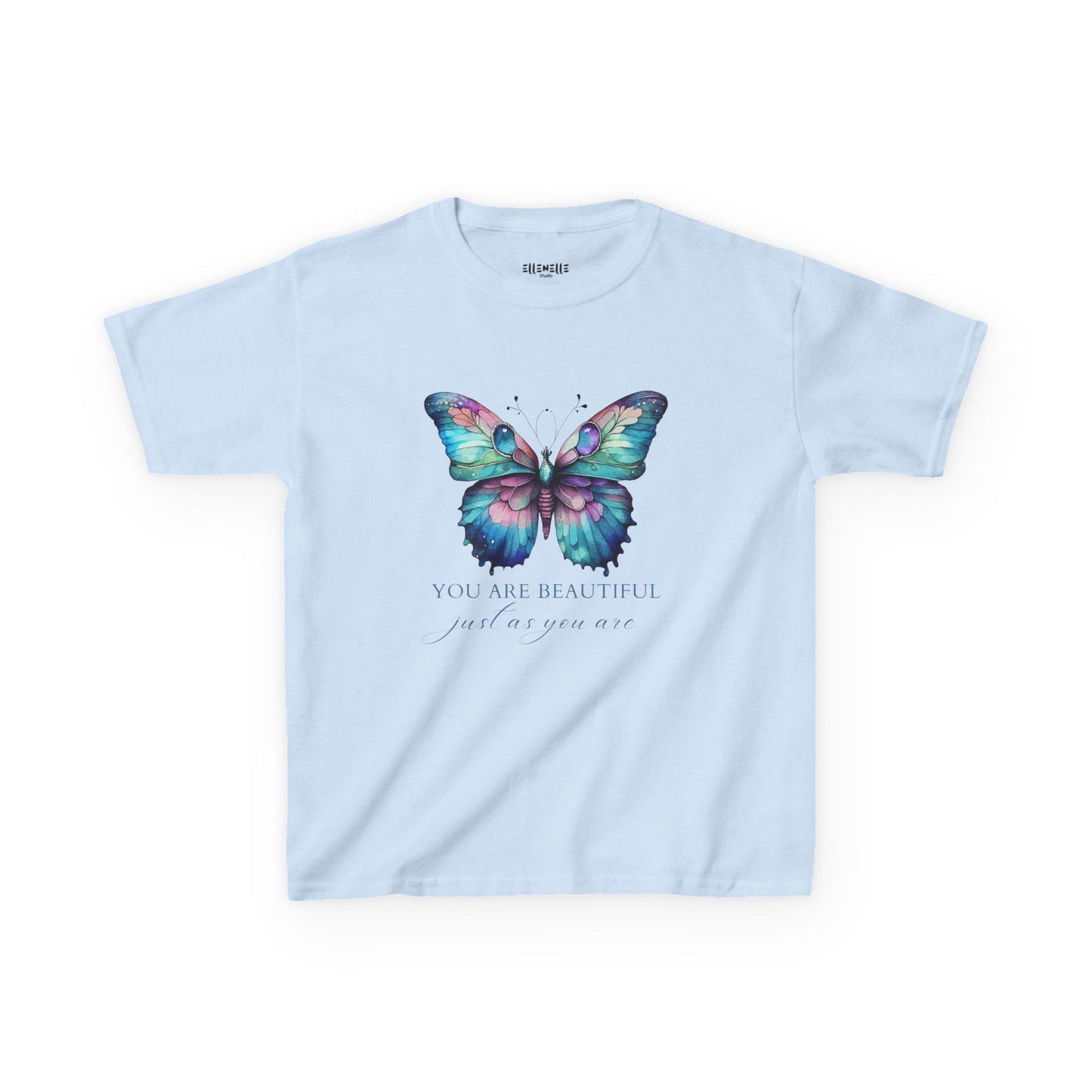 You Are  Beautiful Motivational Kids T-Shirt, Positive Affirmation Shirt, Gift for Children, Encouraging Apparel