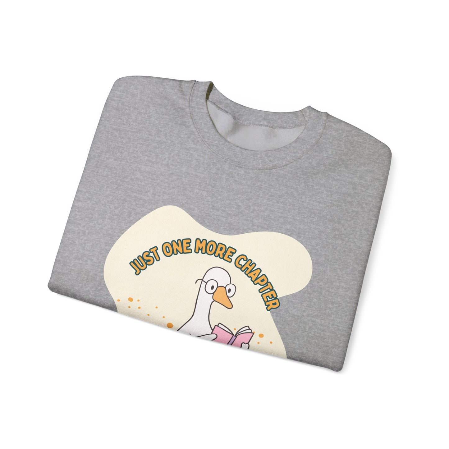 Just One More Chapter Sweatshirt, Perfect Gift for Book Lovers, Literary Apparel, Cozy Reading Gift, Cute Bookworm Crewneck