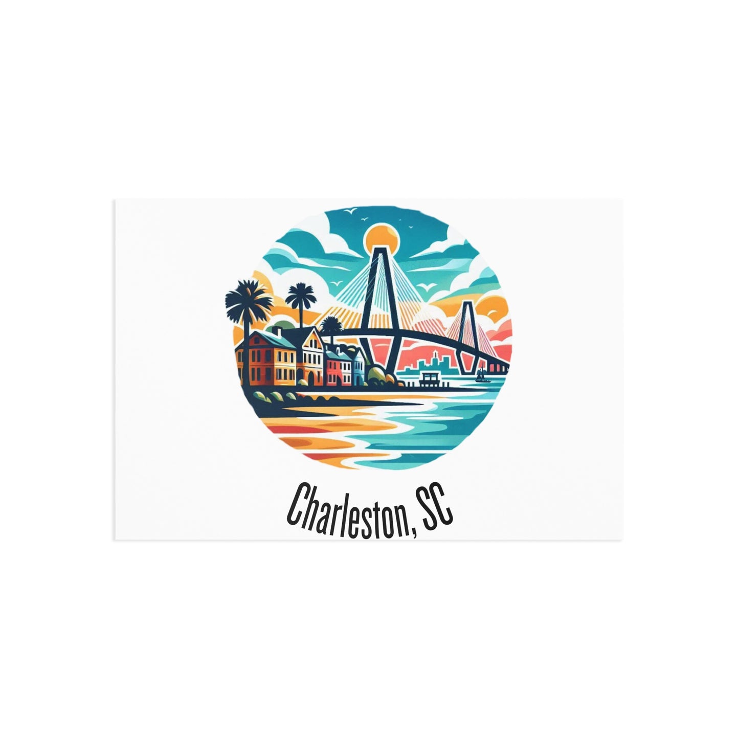 Charleston SC Art Postcards | Souvenirs | Travel Keepsakes | Unique Gifts | Home Decor | Art Prints