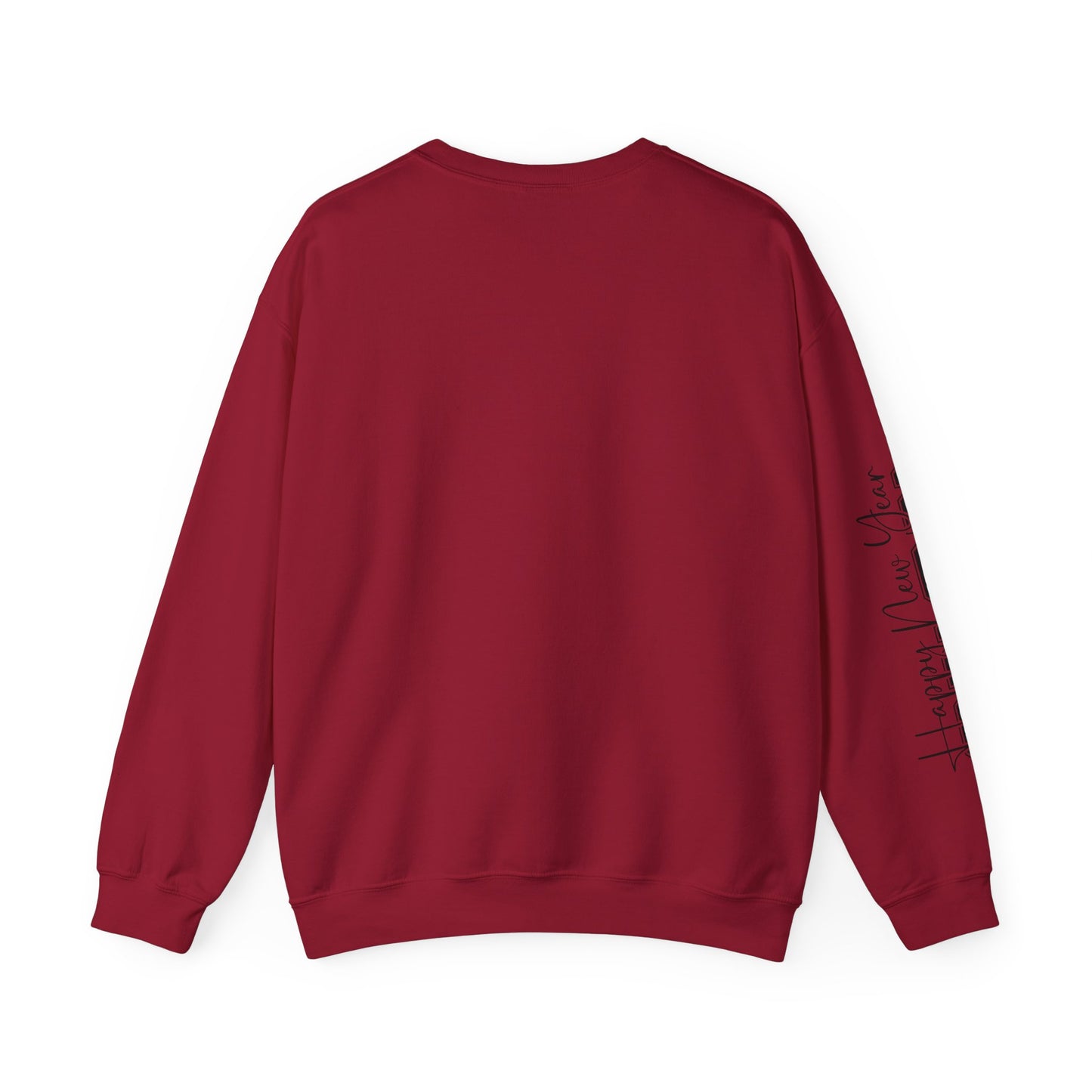 2026 Happy New Year Crewneck Sweatshirt — "Twenty twenty-six" Graphic Pullover