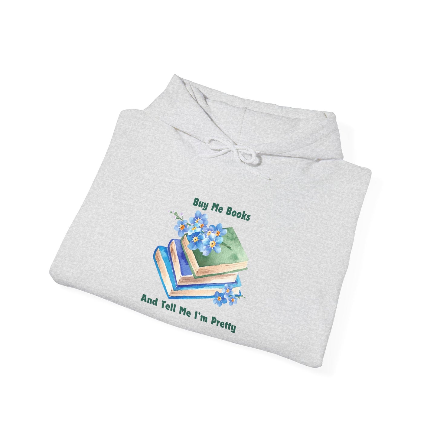Buy Me Books Unisex Hooded Sweatshirt with Library Design, Cozy Literature Hoodie for Book Lovers, Perfect Gift for Readers, Literary [...]