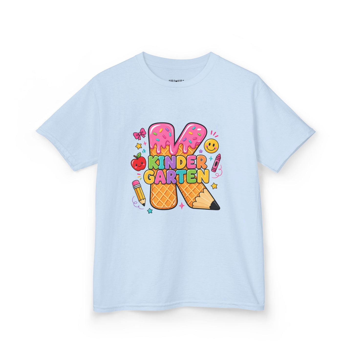 Kindergarten T‑Shirt — Cute Ice Cream Pencil Tee