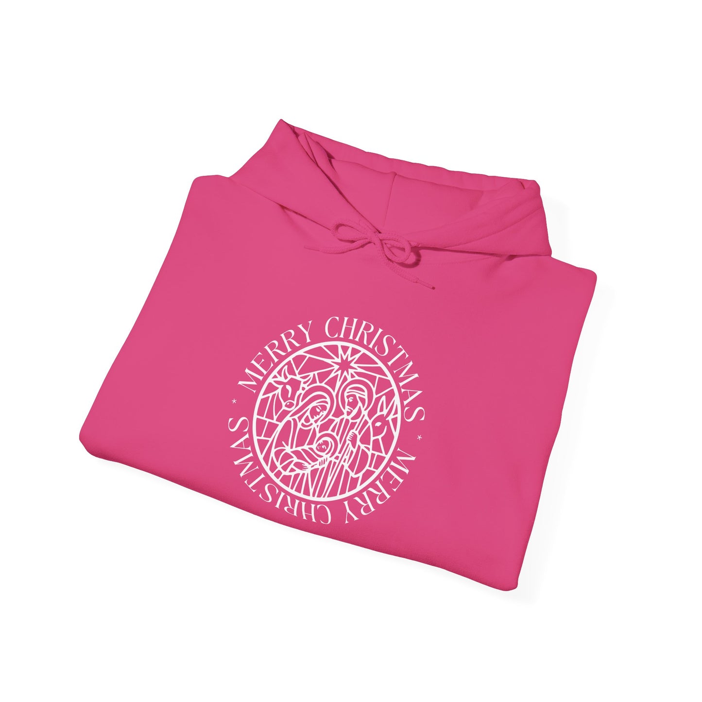 Nativity Unisex Hoodie - Merry Christmas Design