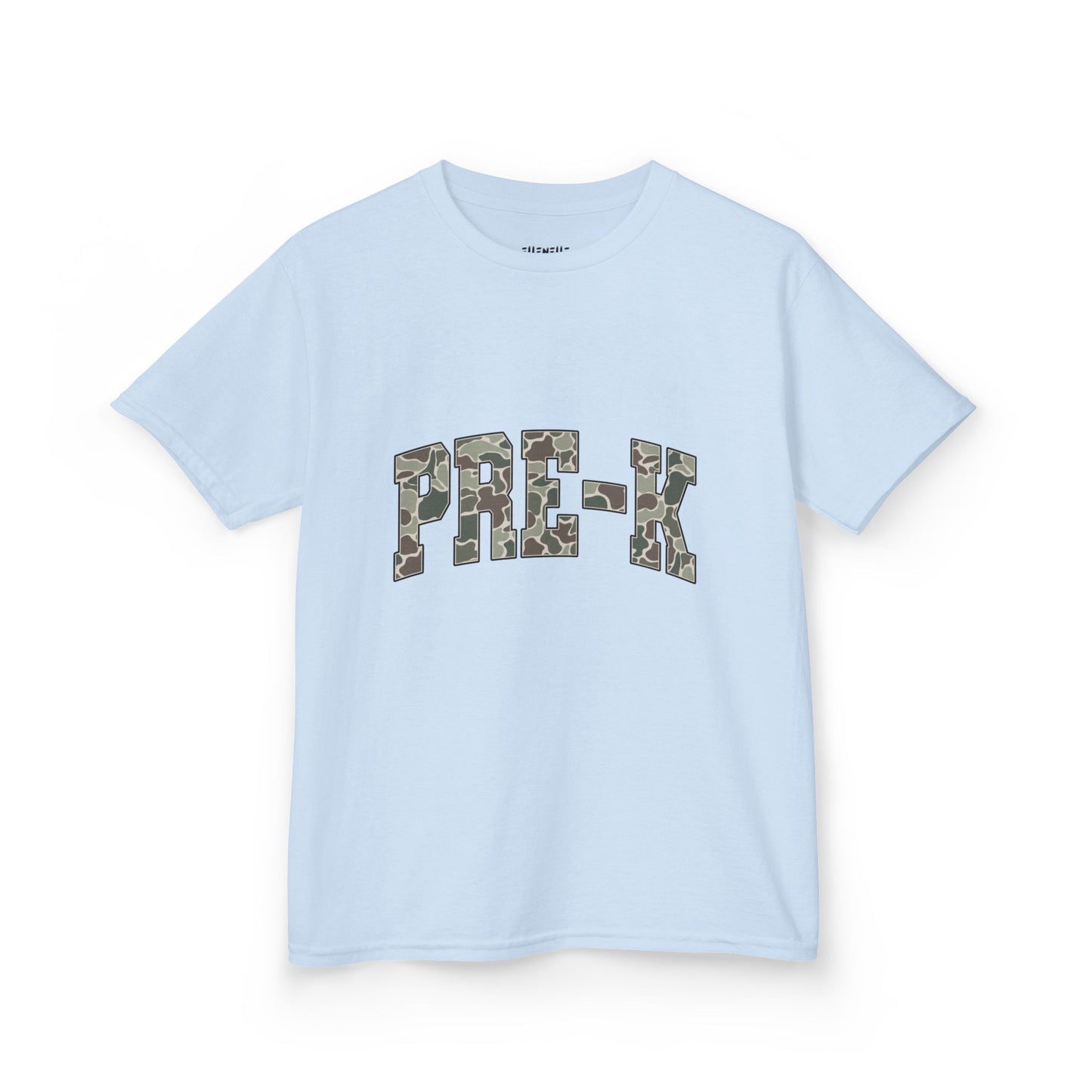Camo PreK T‑Shirt — Neutral Back-to-School Tee