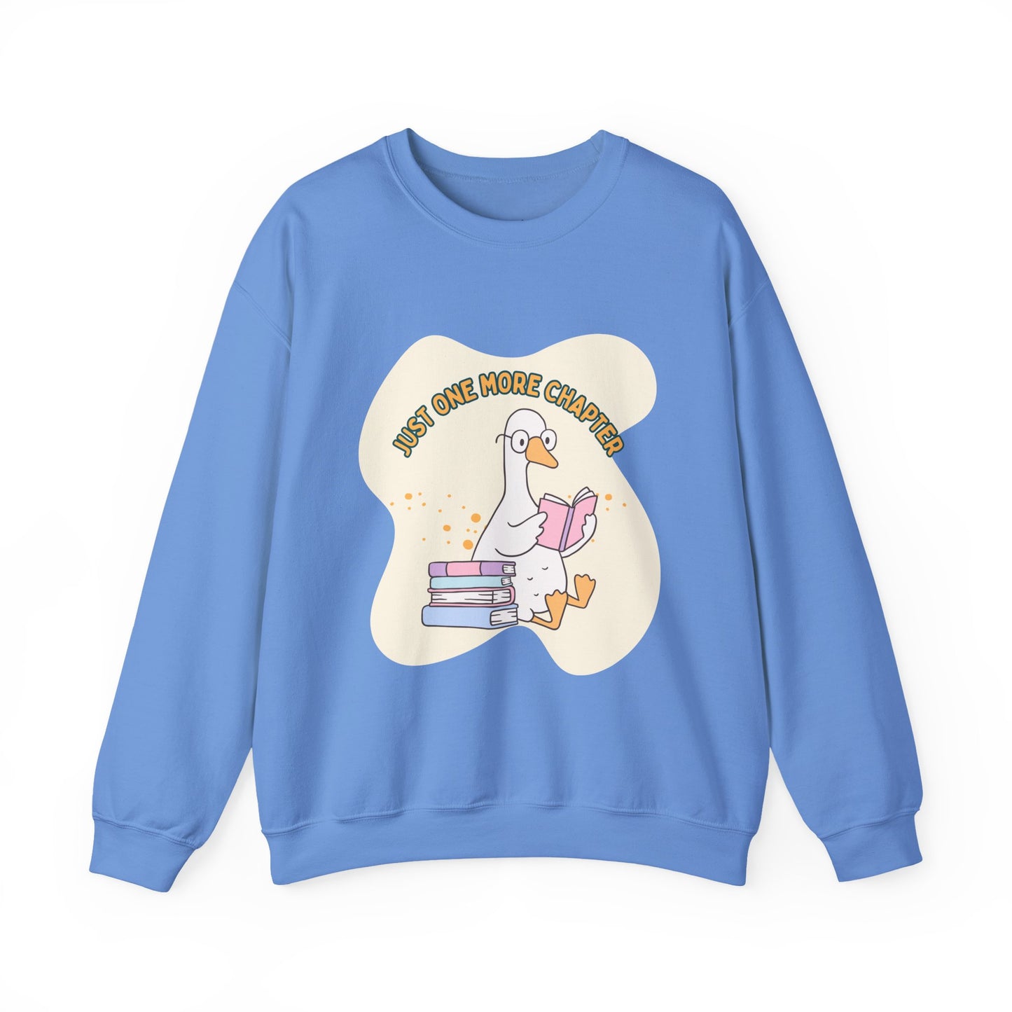 Just One More Chapter Sweatshirt, Perfect Gift for Book Lovers, Literary Apparel, Cozy Reading Gift, Cute Bookworm Crewneck
