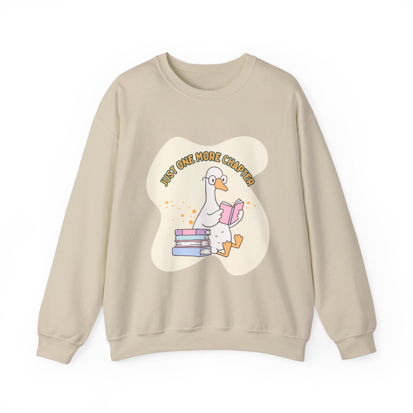 Just One More Chapter Sweatshirt, Perfect Gift for Book Lovers, Literary Apparel, Cozy Reading Gift, Cute Bookworm Crewneck