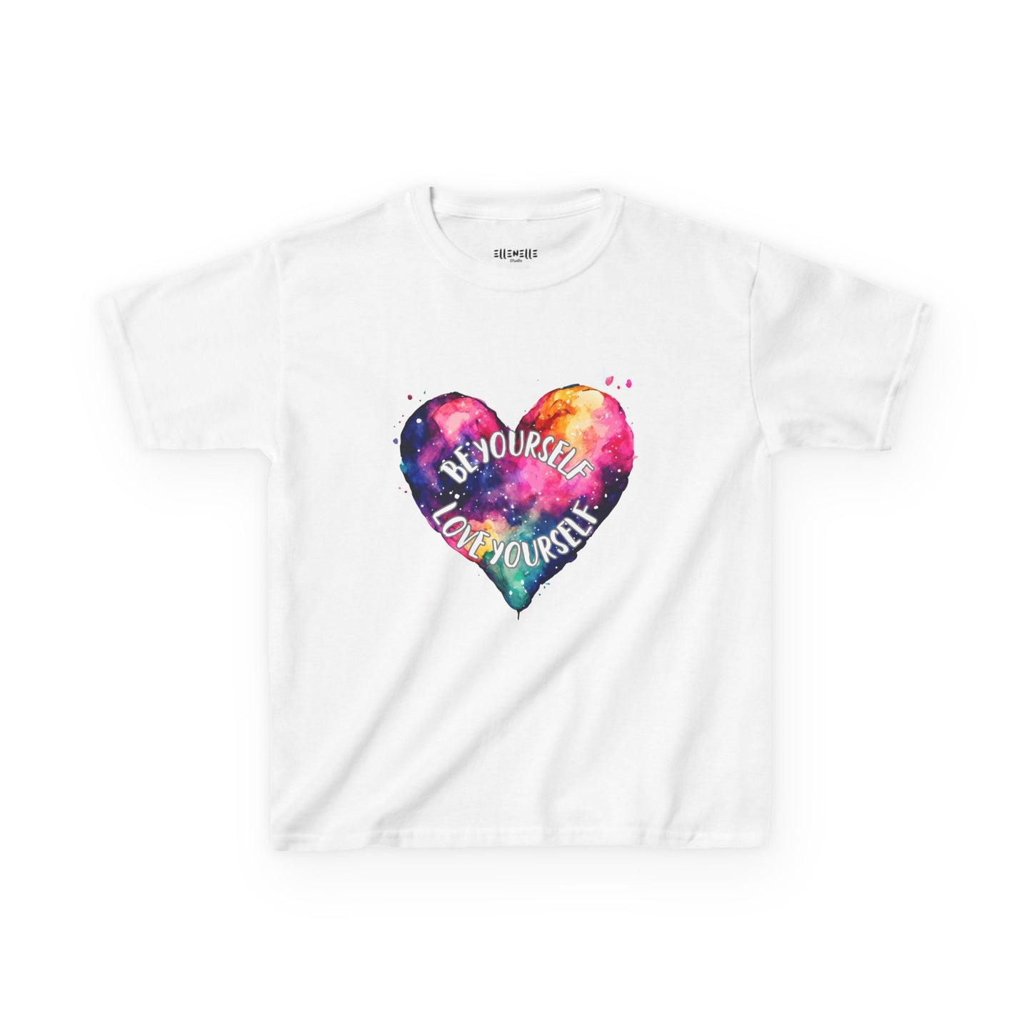 Be Yourself Love Yourself Motivational Kids T-Shirt, Positive Affirmation Shirt, Gift for Children, Encouraging Apparel