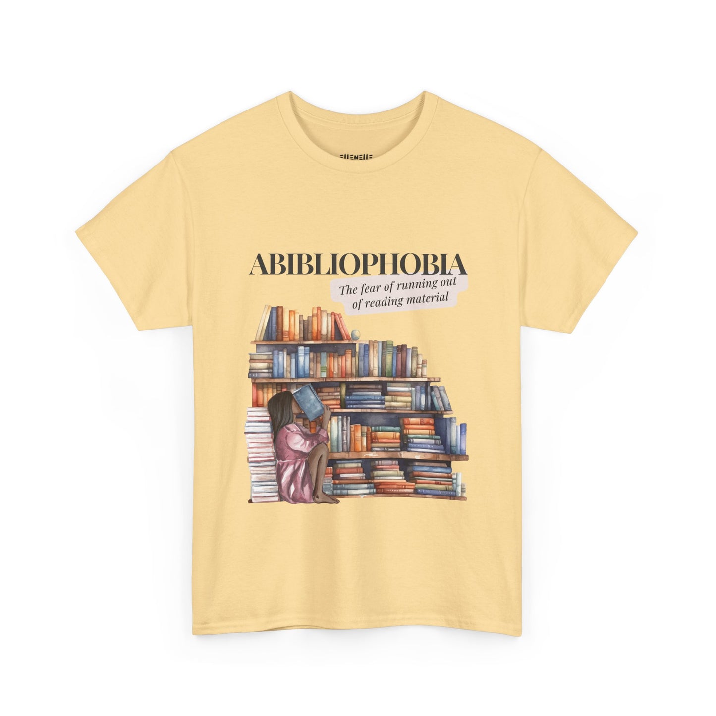 Book-lover, Abibliophobia Definition, Unisex Tee