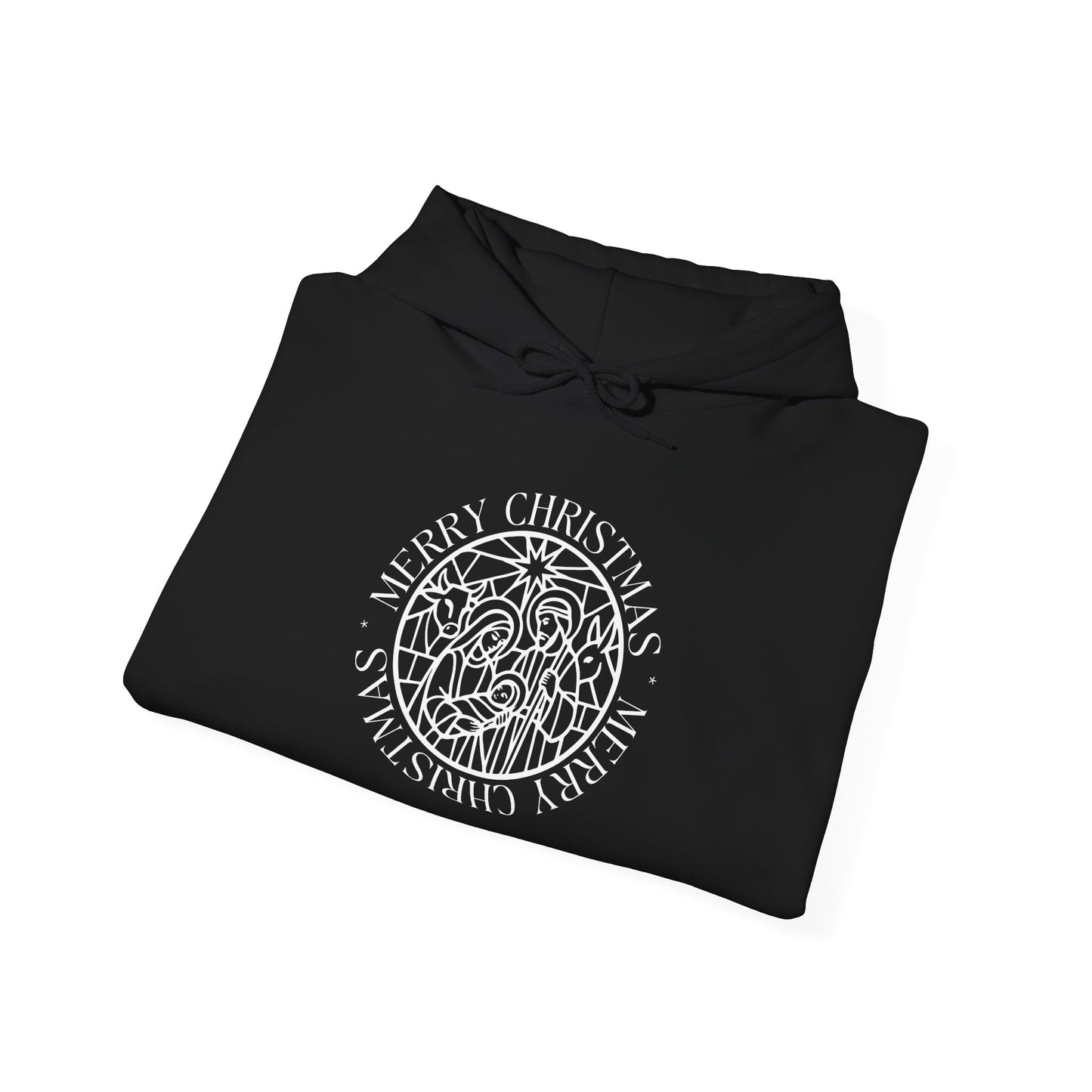 Nativity Unisex Hoodie - Merry Christmas Design