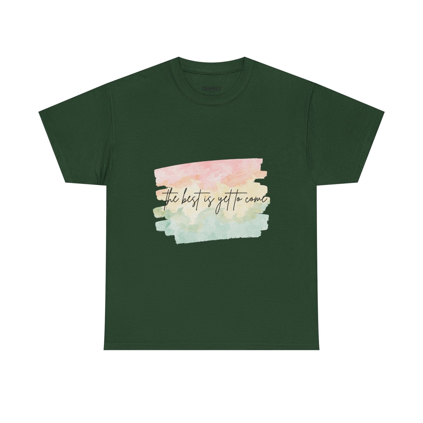 The Best Is Yet To Come Empowering Unisex Heavy Cotton Tee, Self-Love T-Shirt, Affirmation Apparel, Gift for Friends, Motivational Clothing
