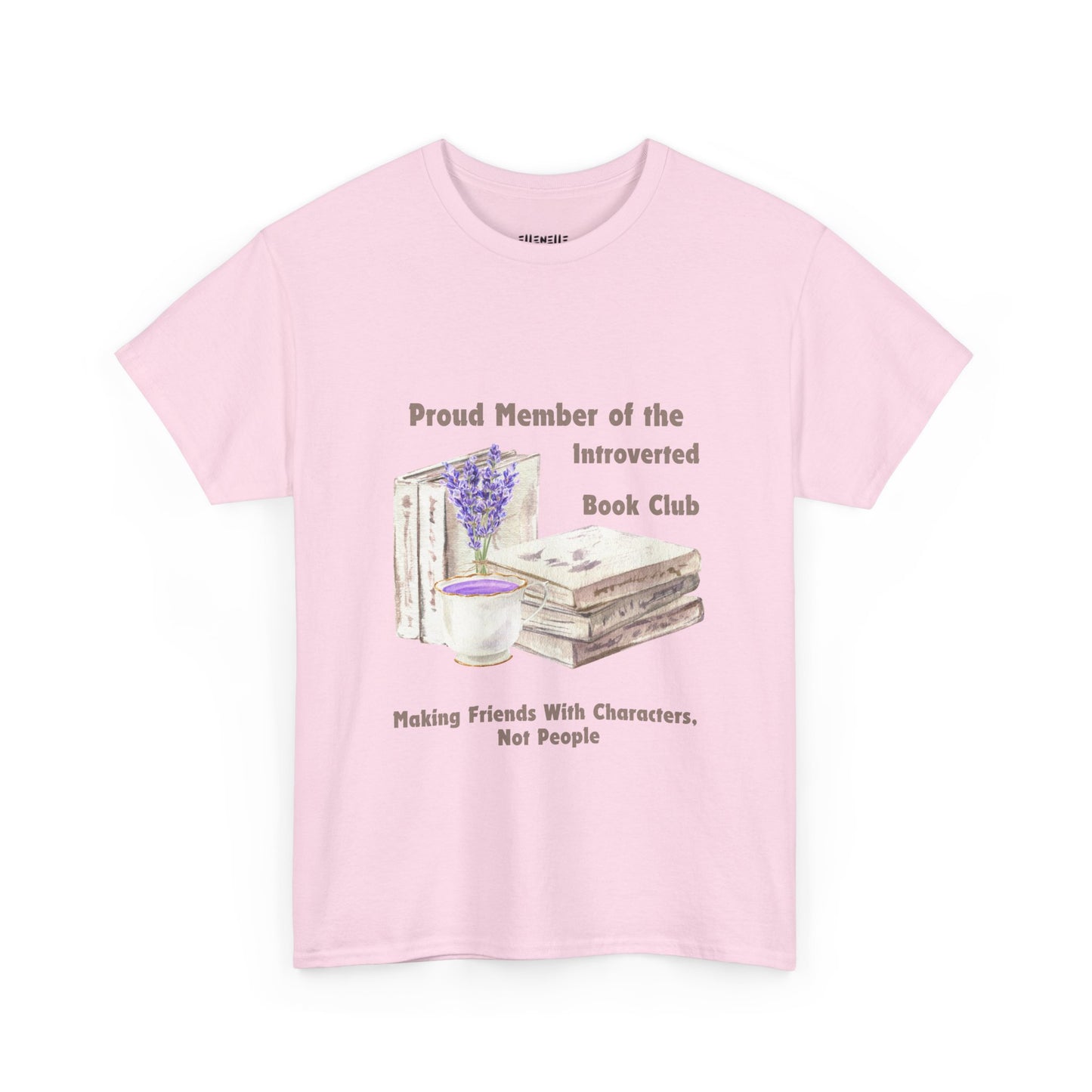 Introverted Book Club, Book-lover, Unisex Tee