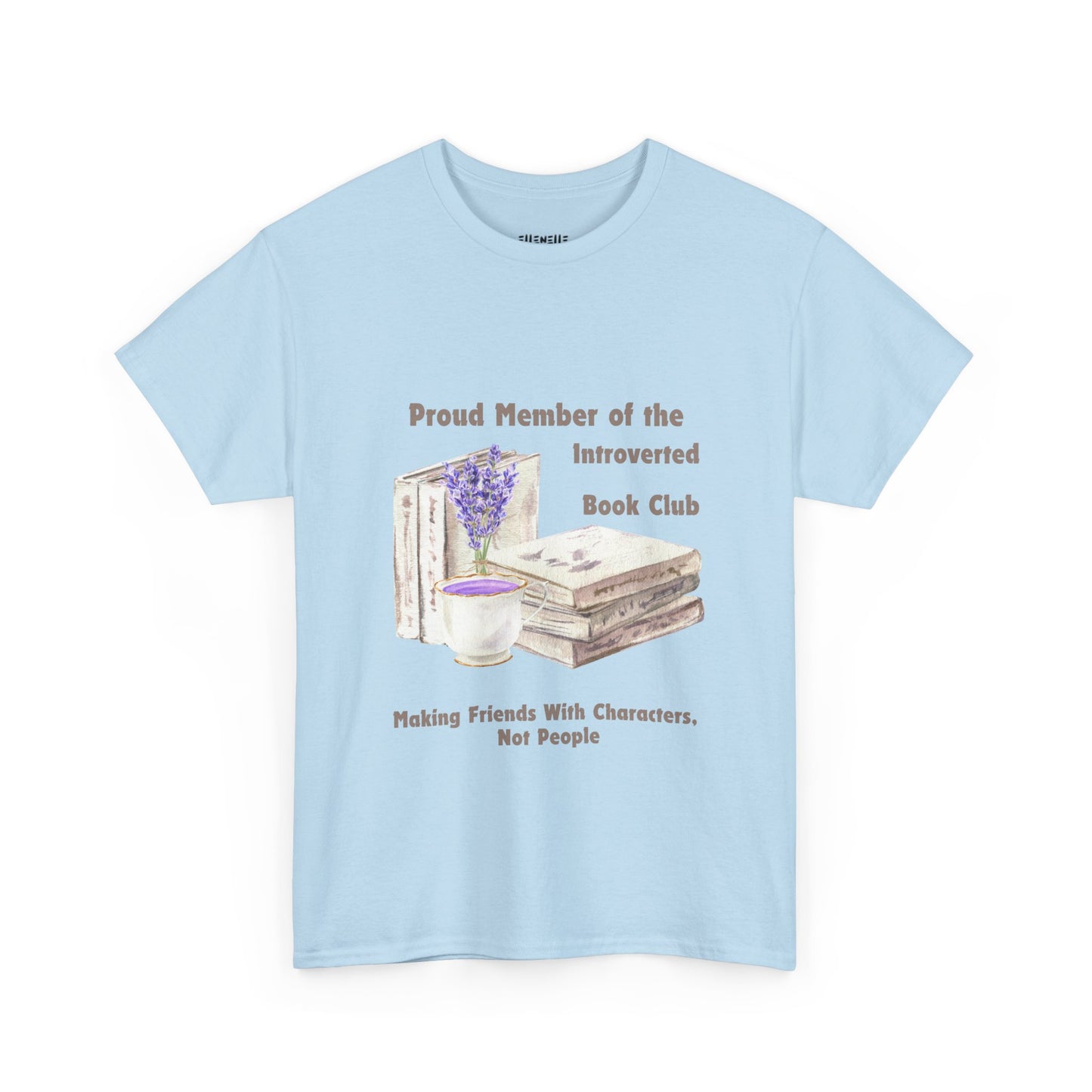 Introverted Book Club, Book-lover, Unisex Tee
