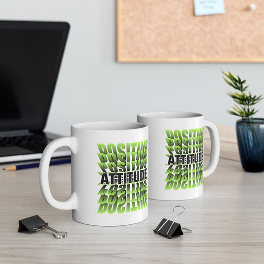 Positive Attitude Inspirational Ceramic Mug, 11oz and 15oz Coffee Cup for Motivation, Great Gift for Friends, Birthday, Self-Care, Office Decor, [...]
