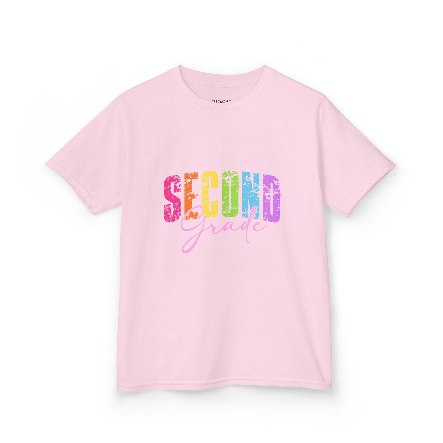Distressed Second Grade T‑Shirt — Bright Back-to-School Tee