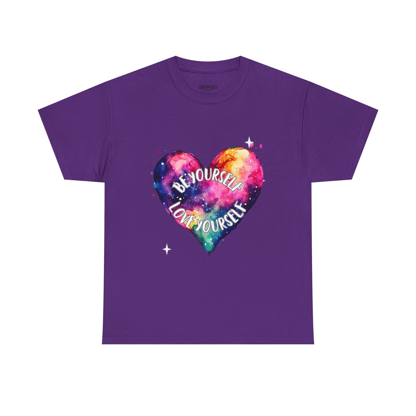 Be Yourself Love Yourself Empowering Unisex Heavy Cotton Tee, Self-Love T-Shirt, Affirmation Apparel, Gift for Friends, Motivational Clothing