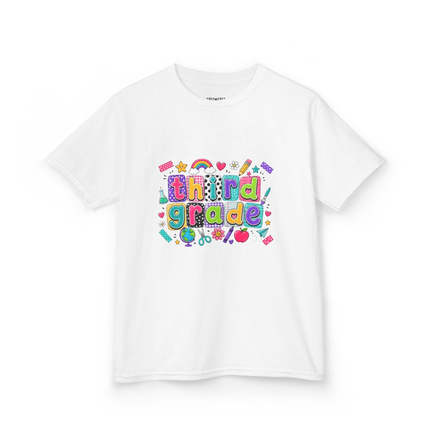 Third Grade T‑Shirt — Bright Back-to-School Tee