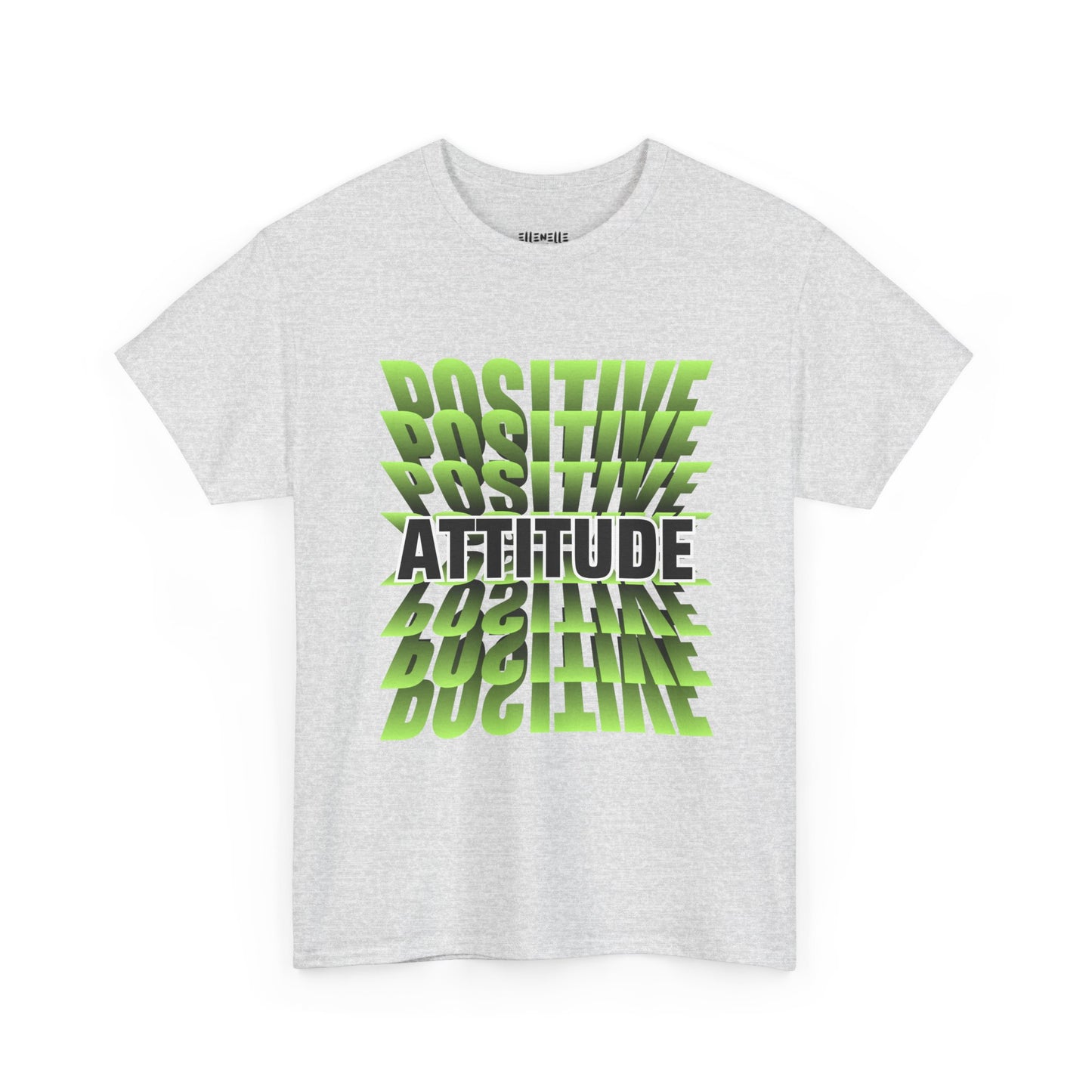 Positive Attitude Empowering Unisex Heavy Cotton Tee, Self-Love T-Shirt, Affirmation Apparel, Gift for Friends, Motivational Clothing