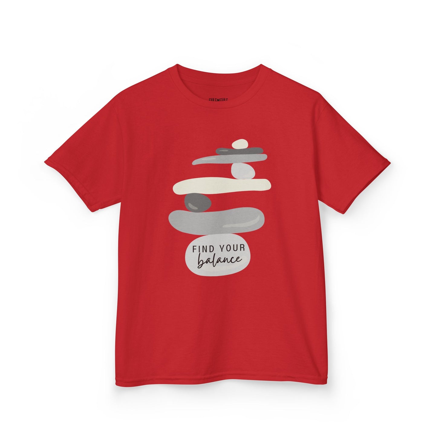Find Your Balance Motivational Kids T-Shirt, Positive Affirmation Shirt, Gift for Children, Encouraging Apparel