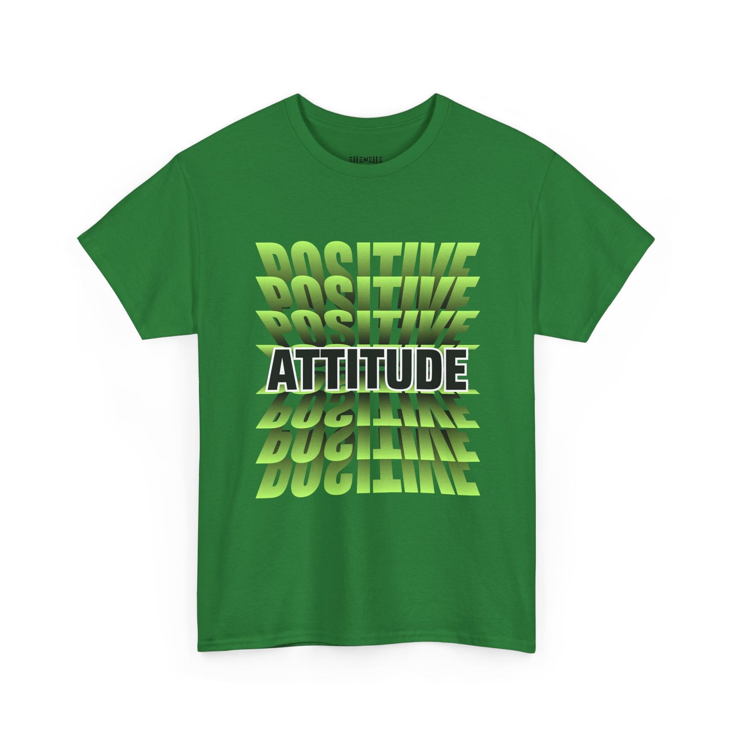 Positive Attitude Empowering Unisex Heavy Cotton Tee, Self-Love T-Shirt, Affirmation Apparel, Gift for Friends, Motivational Clothing