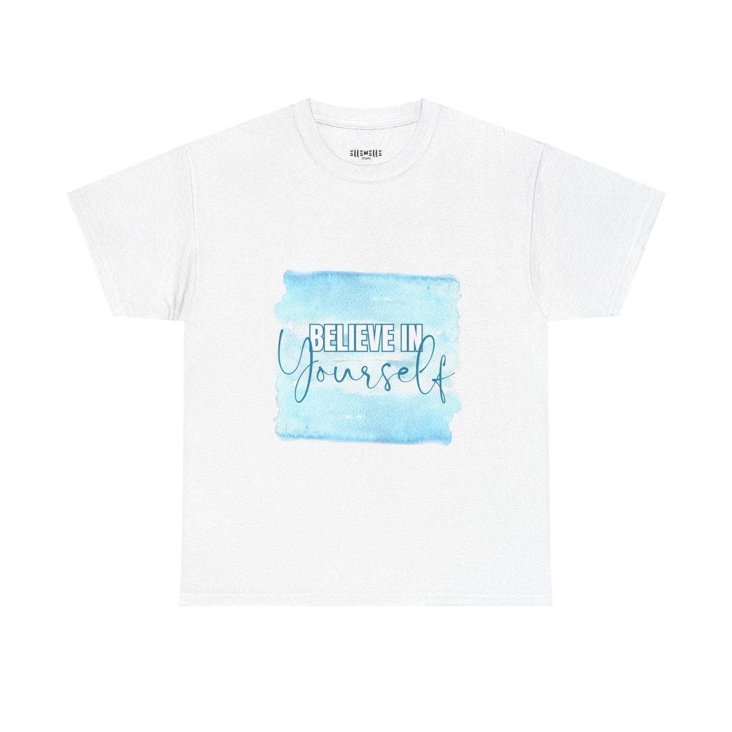 Believe in Yourself Empowering Unisex Heavy Cotton Tee, Self-Love T-Shirt, Affirmation Apparel, Gift for Friends, Motivational Clothing