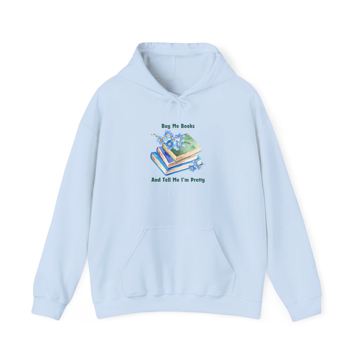 Buy Me Books Unisex Hooded Sweatshirt with Library Design, Cozy Literature Hoodie for Book Lovers, Perfect Gift for Readers, Literary [...]