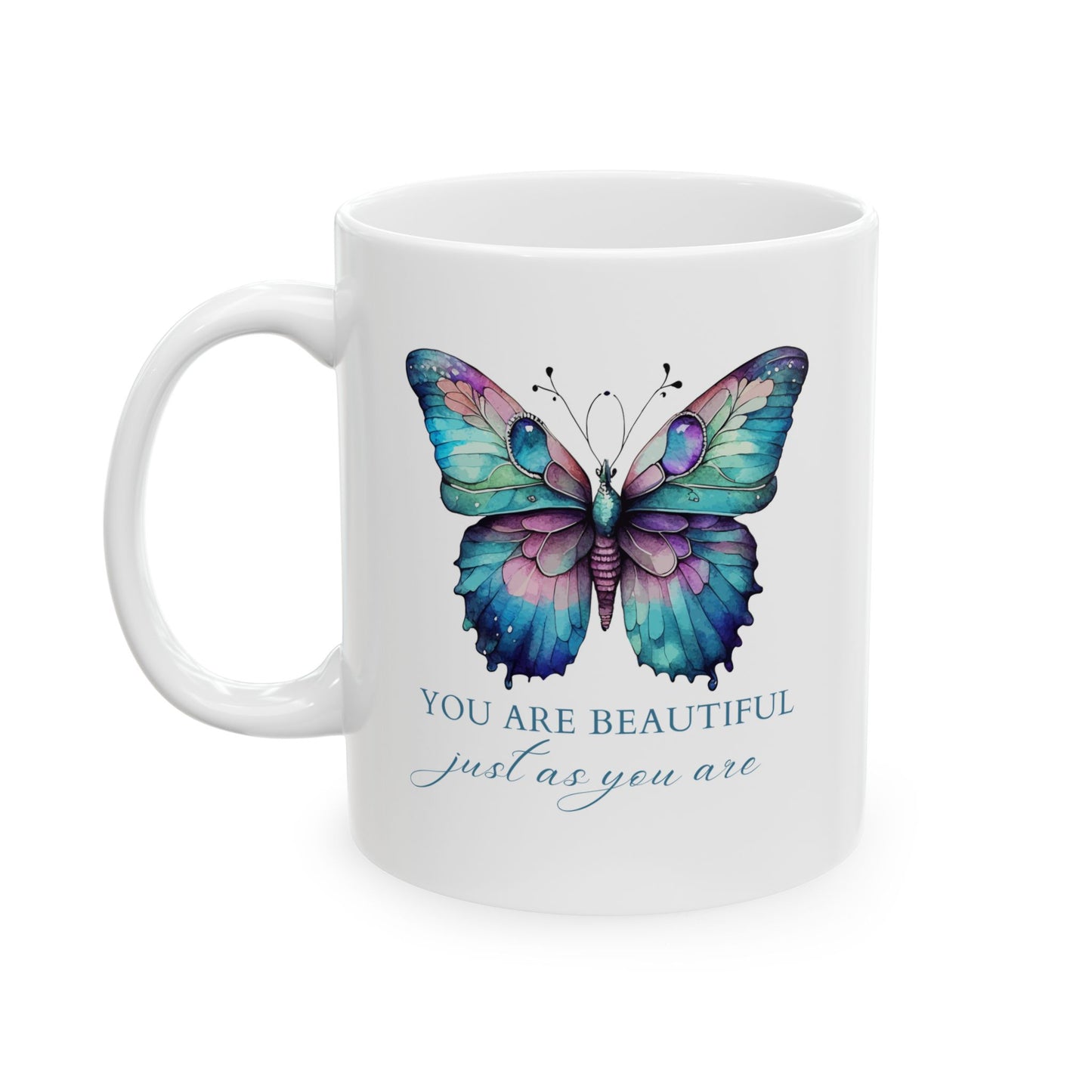 You Are  Beautiful Inspirational Ceramic Mug, 11oz and 15oz Coffee Cup for Motivation, Great Gift for Friends, Birthday, Self-Care, Office Decor, [...]