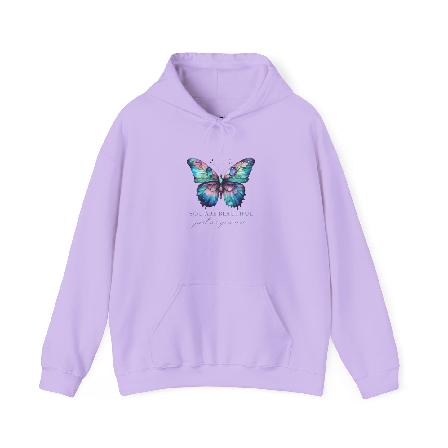 You Are  Beautiful Motivational Hoodie, Unisex Sweatshirt, Casual Comfort Wear, Gift for Teens, Inspirational Clothing, Everyday Hoodie