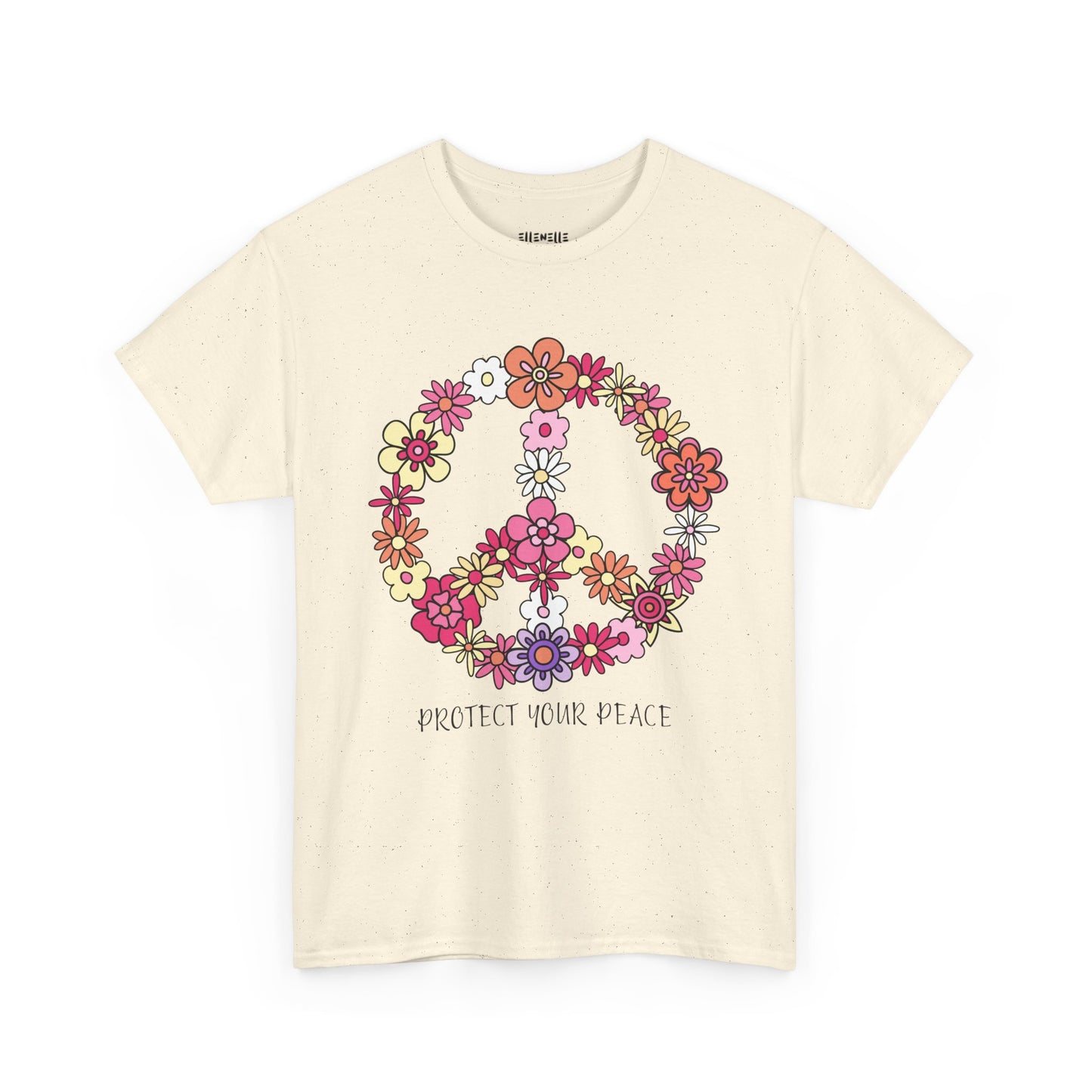 Protect Your Peace Empowering Unisex Heavy Cotton Tee, Self-Love T-Shirt, Affirmation Apparel, Gift for Friends, Motivational Clothing