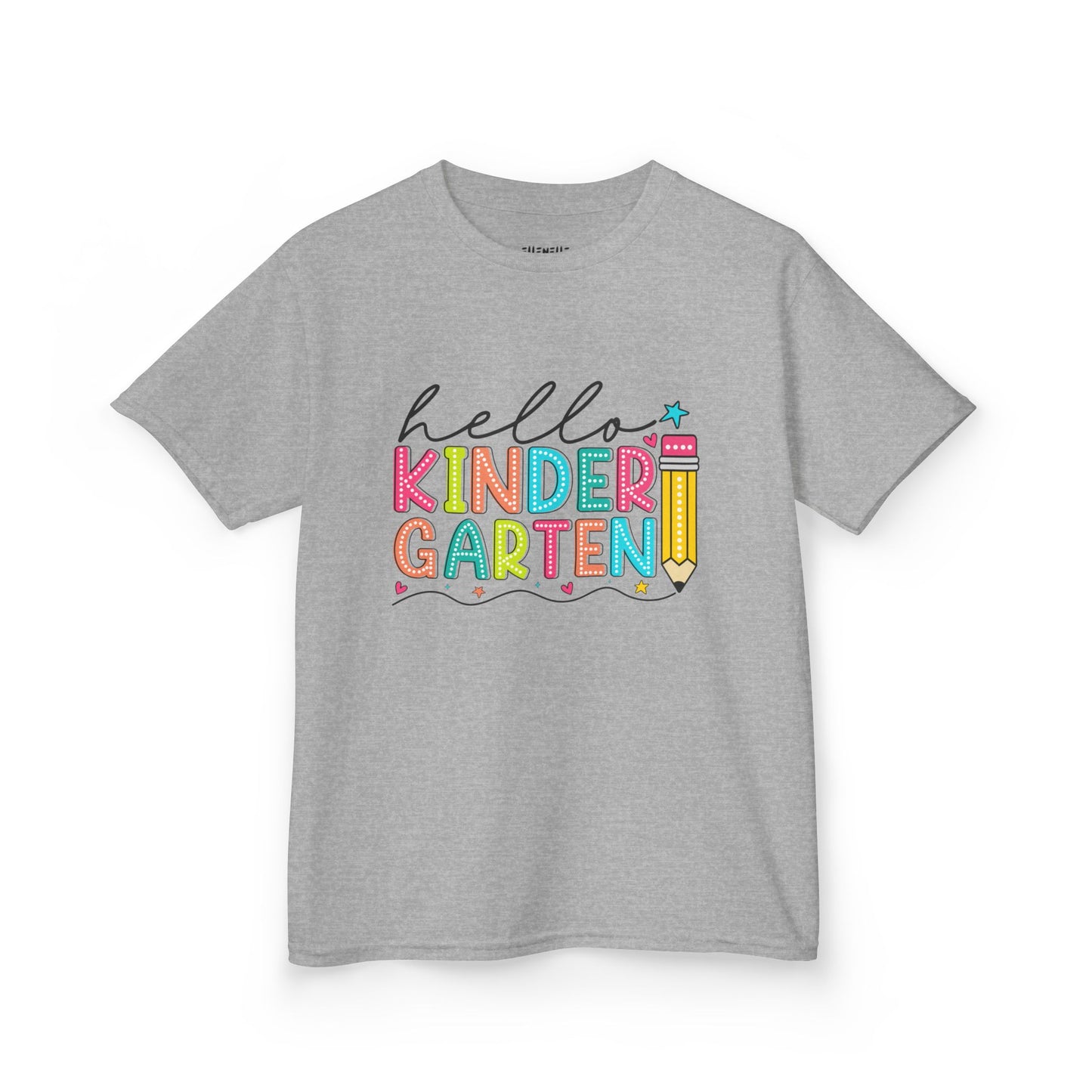 Hello Kindergarten T‑Shirt — Bright Back-to-School Tee