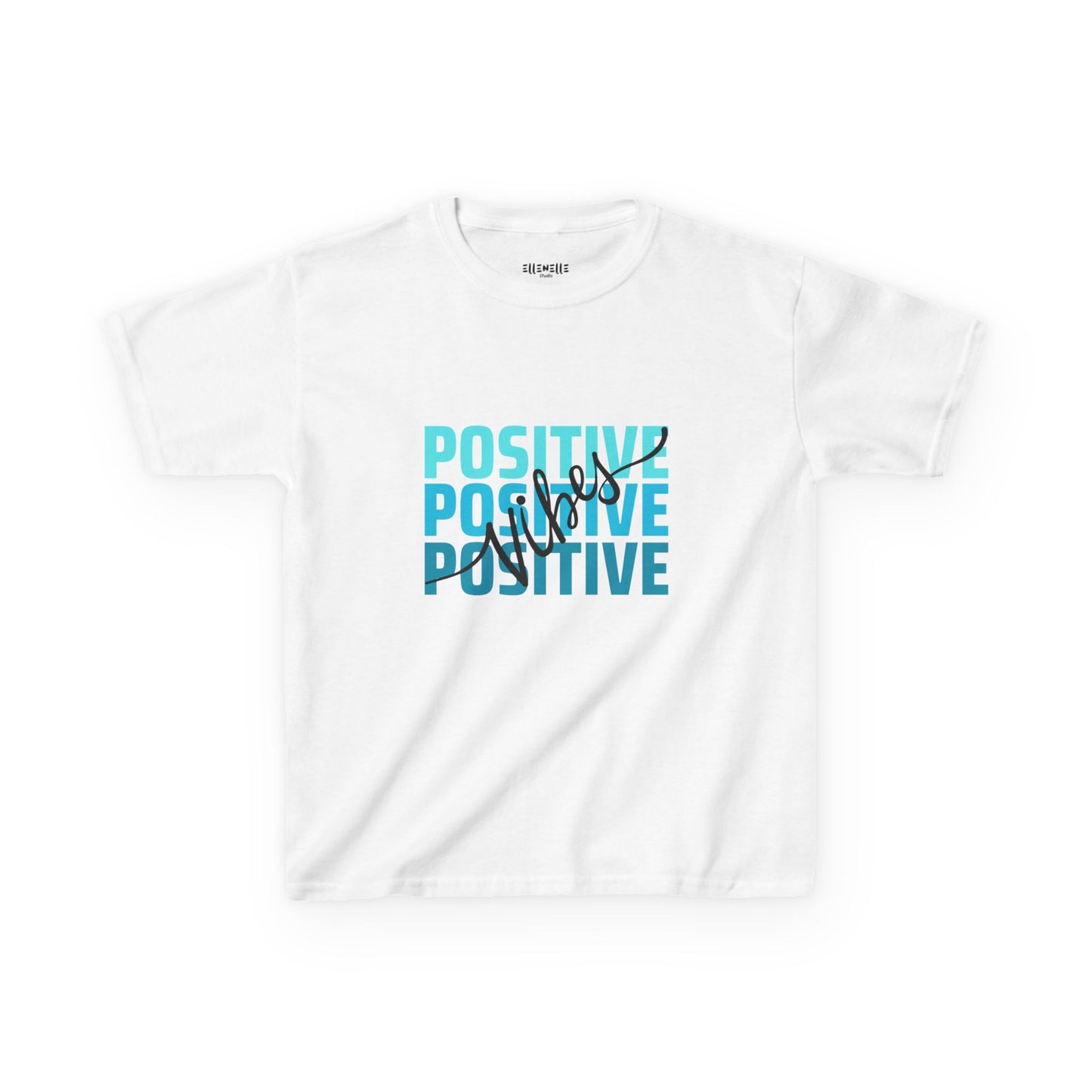 Positive Vibes Motivational Kids T-Shirt, Positive Affirmation Shirt, Gift for Children, Encouraging Apparel
