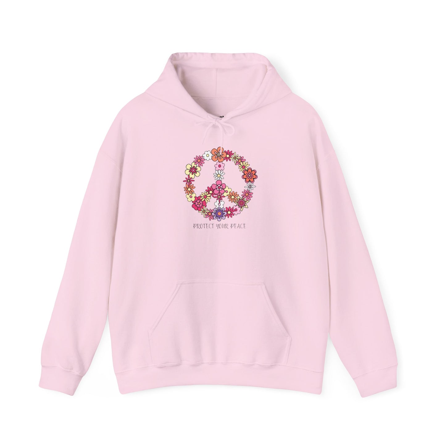 Protect Your Peace Motivational Hoodie, Unisex Sweatshirt, Casual Comfort Wear, Gift for Teens, Inspirational Clothing, Everyday Hoodie