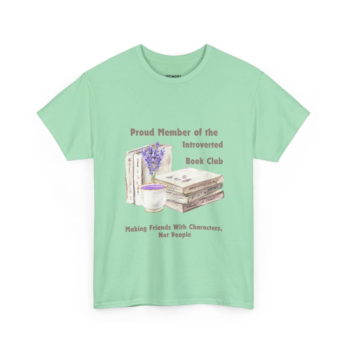 Introverted Book Club, Book-lover, Unisex Tee